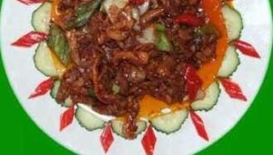 蔥爆孔雀肉 蔥爆孔雀肉