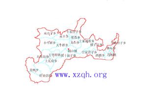 喀喇沁旗地圖