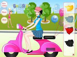 騎機車的美女 騎機車的美女