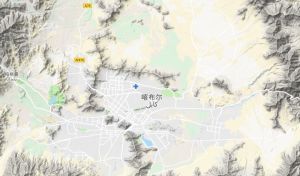 喀布爾衛星地形圖