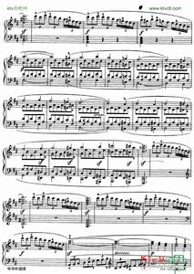 D大調第十五鋼琴奏鳴曲部分內頁