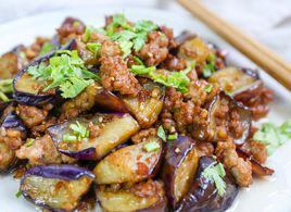 醬爆茄子 醬爆茄子