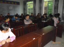 社團工作部副部長姚蘊希同志，進行培訓講解