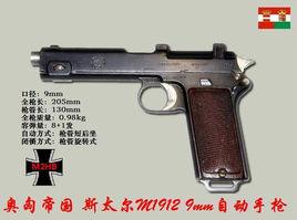 斯太爾M1912半自動手槍 斯太爾M1912半自動手槍