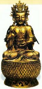 鎏金巨型觀音像 鎏金巨型觀音像