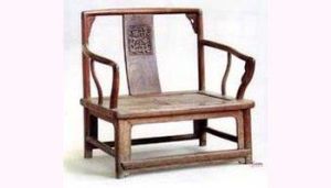 明櫸木矮南官帽椅