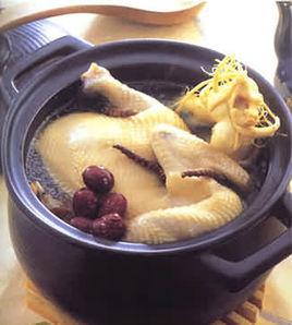 花旗參冬蟲草燉雞湯 花旗參冬蟲草燉雞湯