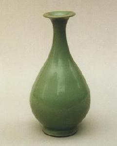 南宋龍泉窯青釉鳳耳瓶 南宋龍泉窯青釉鳳耳瓶