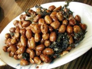 苔菜炸花生 苔菜炸花生