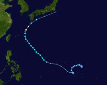 颱風蘇拉 路徑圖