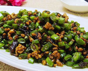 橄欖肉碎四季豆 橄欖肉碎四季豆
