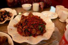 土家名菜炸廣椒炒肥腸