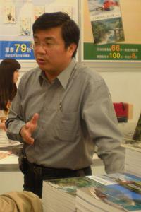 在2011台北國際書展的蘇昭旭。