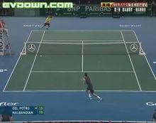 巴黎大師賽場上