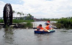 張掖濕地漂流 張掖濕地漂流