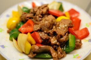 彩椒炒牛肉 彩椒炒牛肉