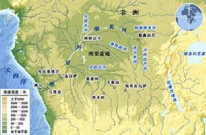剛果河流域圖