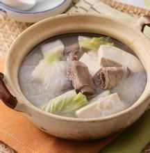 砂鍋排骨白菜湯