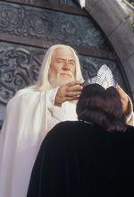 為阿拉貢加冕的甘道夫