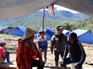 2017年5月初久當卡村異地搬遷地朗傑崗村工地一角1