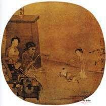 宋李嵩骷髏幻戲圖 宋李嵩骷髏幻戲圖