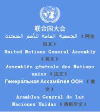 聯合國大會六種官方語言翻譯