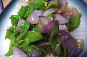 青椒炒洋蔥 青椒炒洋蔥