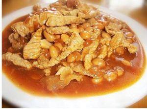 茄汁黃豆小炒肉 茄汁黃豆小炒肉