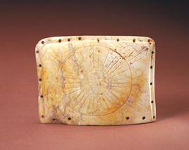 玉刻圖長方形板 玉刻圖長方形板