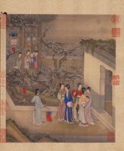 清象牙雕月曼清游冊 清象牙雕月曼清游冊