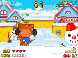 餅乾人打雪仗 餅乾人打雪仗