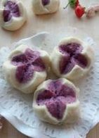 紫薯開花饅頭