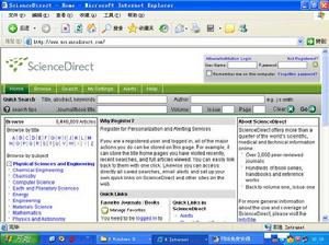 Elsevier SDOS檢索系統