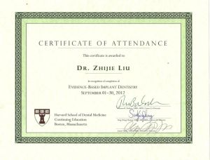 劉志傑哈弗大學進修證書