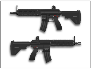 HK416型5 .56毫米口徑卡賓槍