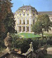 德國維爾茨堡宮、宮廷花園和廣場 德國維爾茨堡宮、宮廷花園和廣場