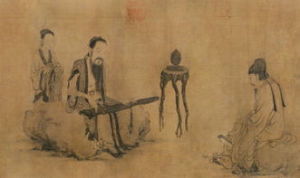 元王振鵬伯牙鼓琴圖 元王振鵬伯牙鼓琴圖