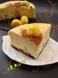 栗子芝士蛋糕 栗子芝士蛋糕