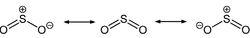 二氧化硫的共振式