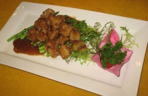 翡翠鮑汁豬帶子 翡翠鮑汁豬帶子