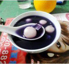 紫薯丸子糖水 紫薯丸子糖水