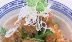 燴豆面素丸子 燴豆面素丸子