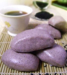 黑米饅頭