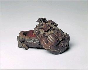 紫檀鏤雕瓜式盒 紫檀鏤雕瓜式盒