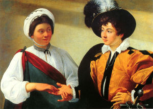 卡拉瓦喬作品-《占卜者》