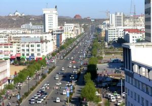 烏蘭浩特城區圖