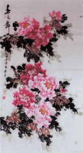 張有貞國畫作品