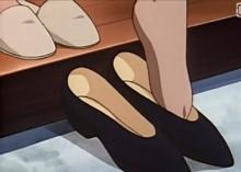 死者生前絲襪腳部細節