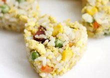 豆渣腊味炒飯 豆渣腊味炒飯