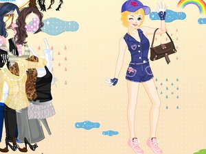 彩虹雨滴女孩 彩虹雨滴女孩